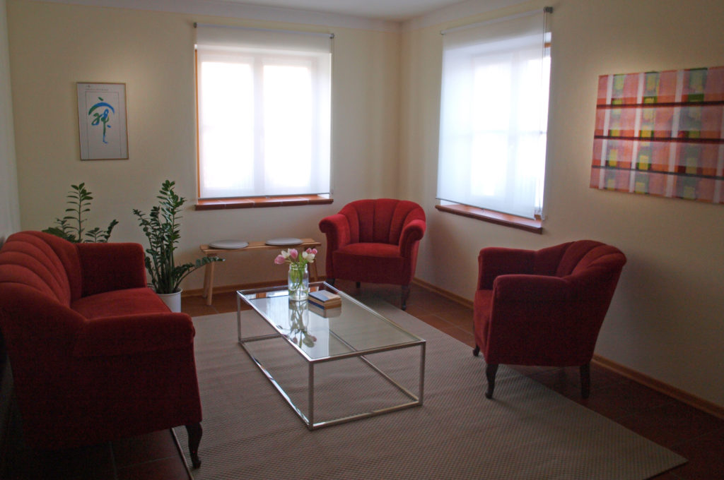 Wartezimmer Praxis für Psychotherapie Broelmann